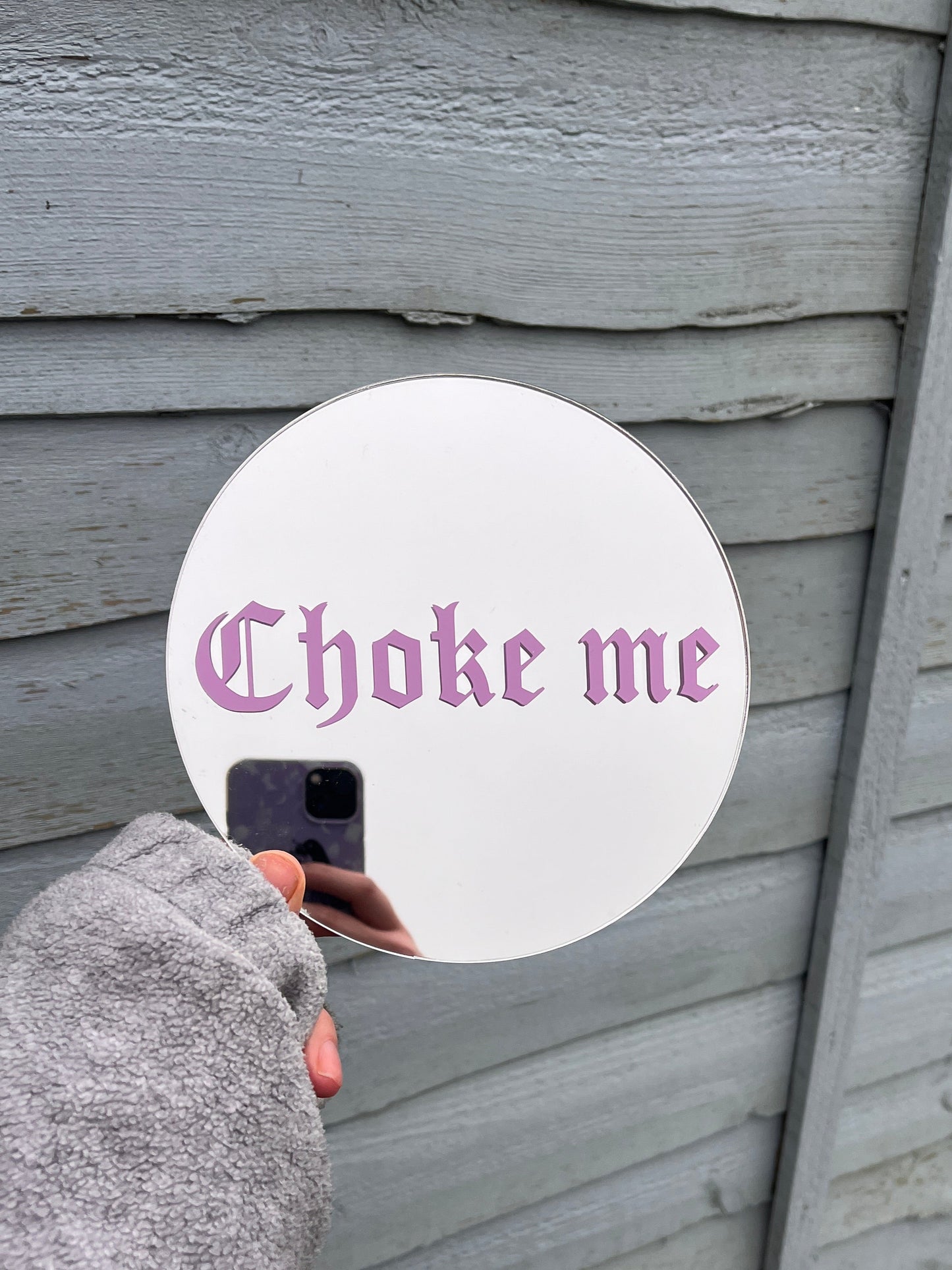 Choke Me Circle Mirror