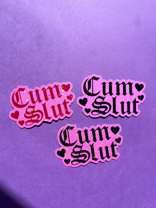 Cum Slut Sticker