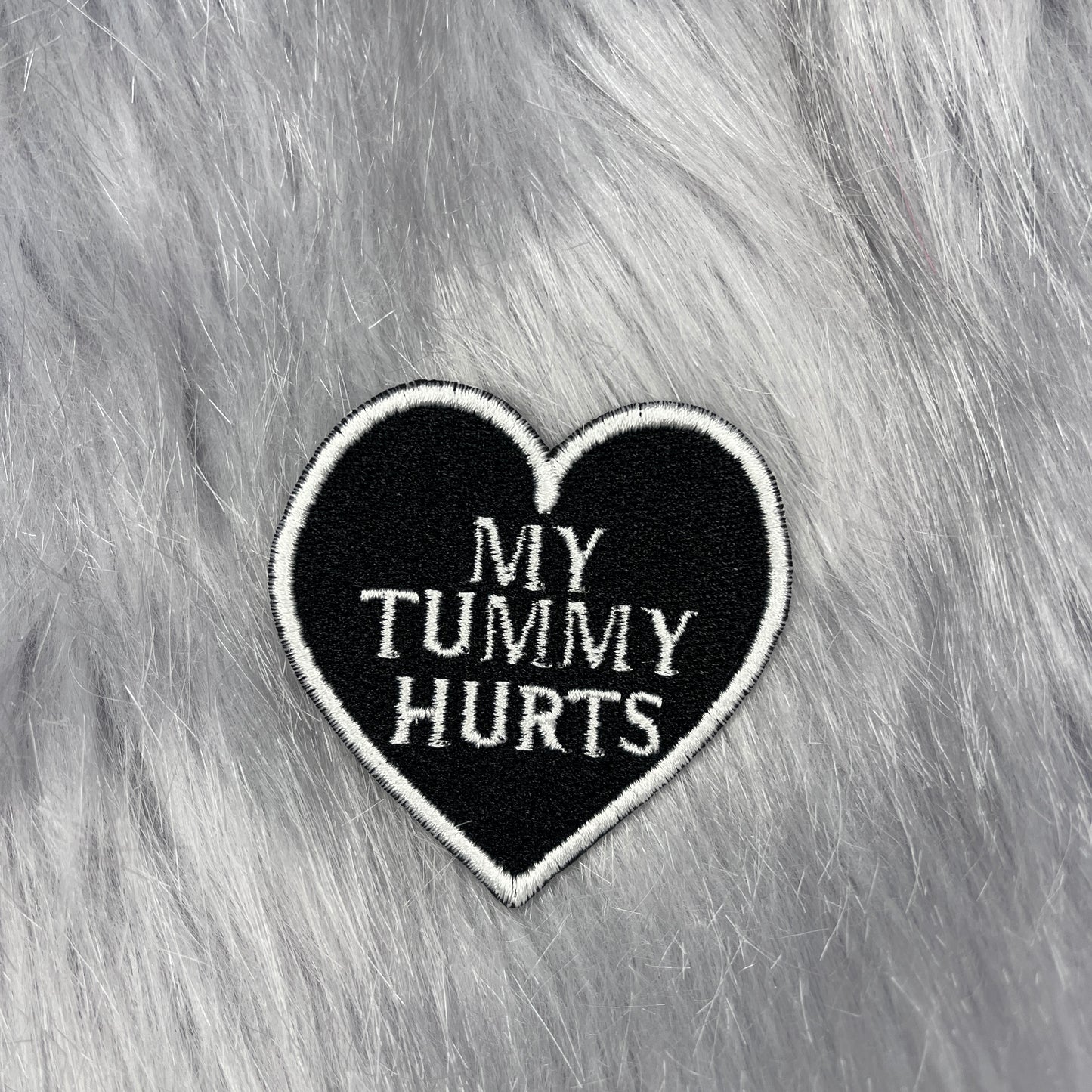 My Tummy Hurts Embroidered Patch