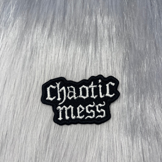 Chaotic Mess Embroidered Patch