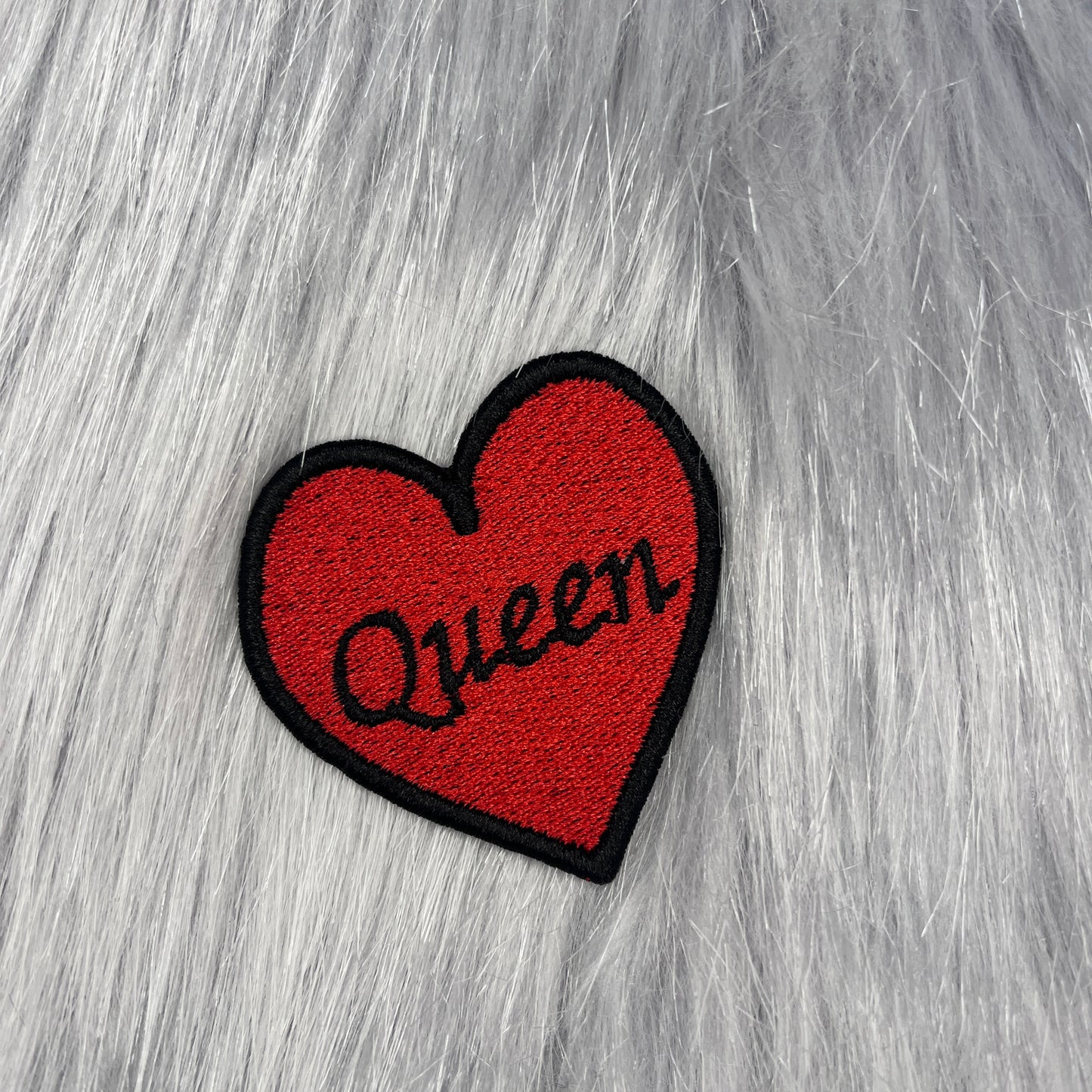 Queen Heart Embroidered Patch