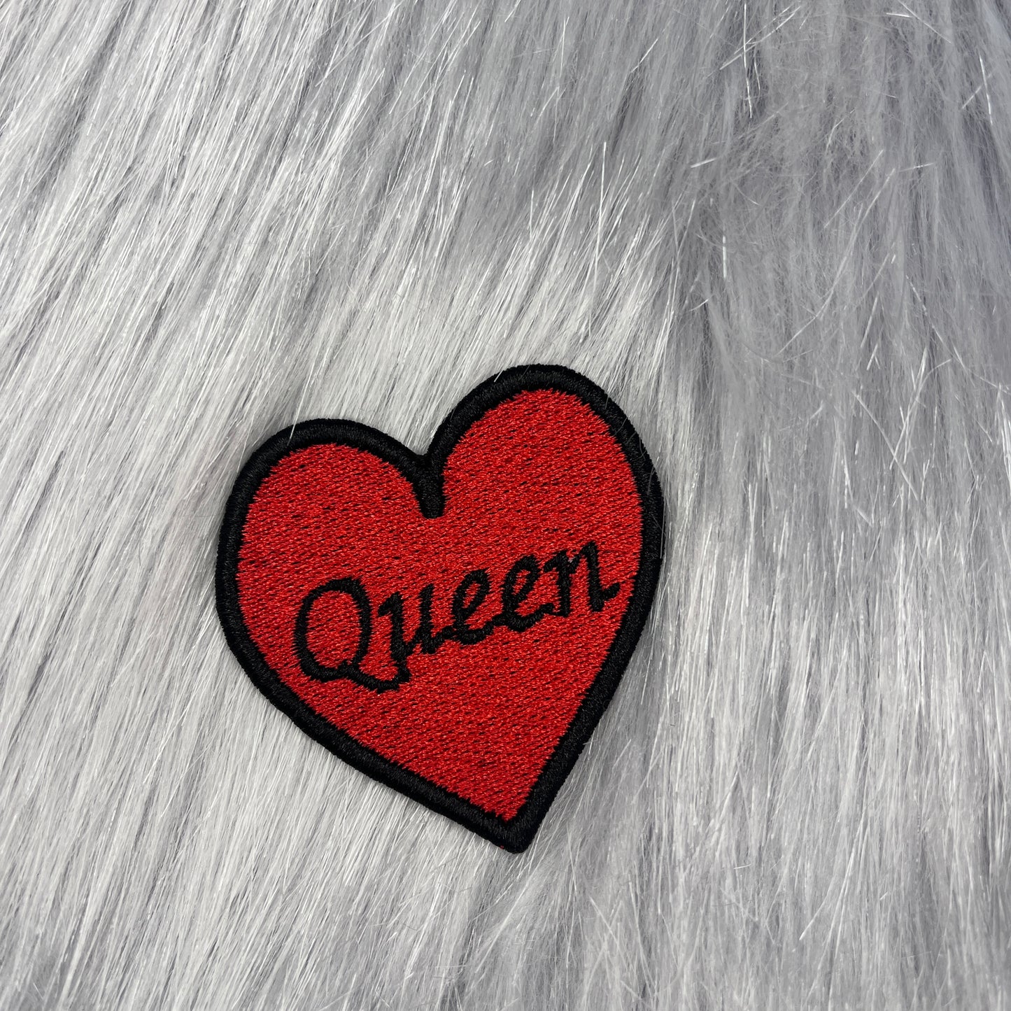 Queen Heart Embroidered Patch