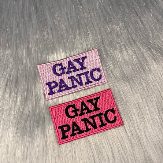 Gay Panic Embroidered Patch