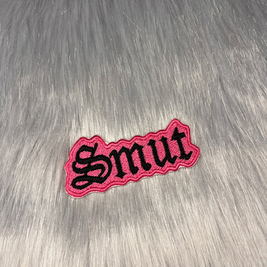 Smut Embroidered Patch