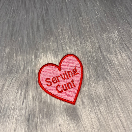 Serving Cunt Embroidered Patch