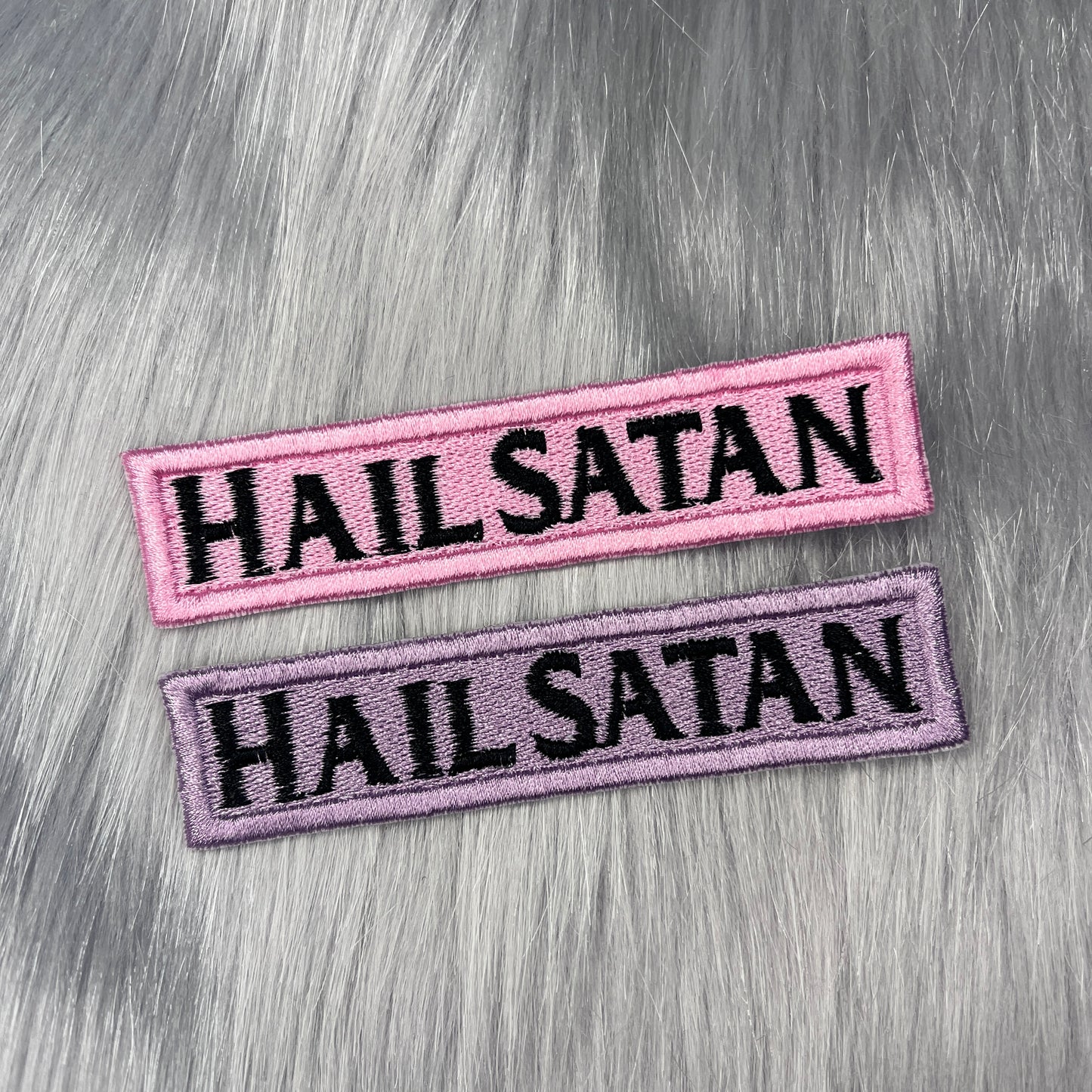 Hail Satan Pastel Embroidered Patch