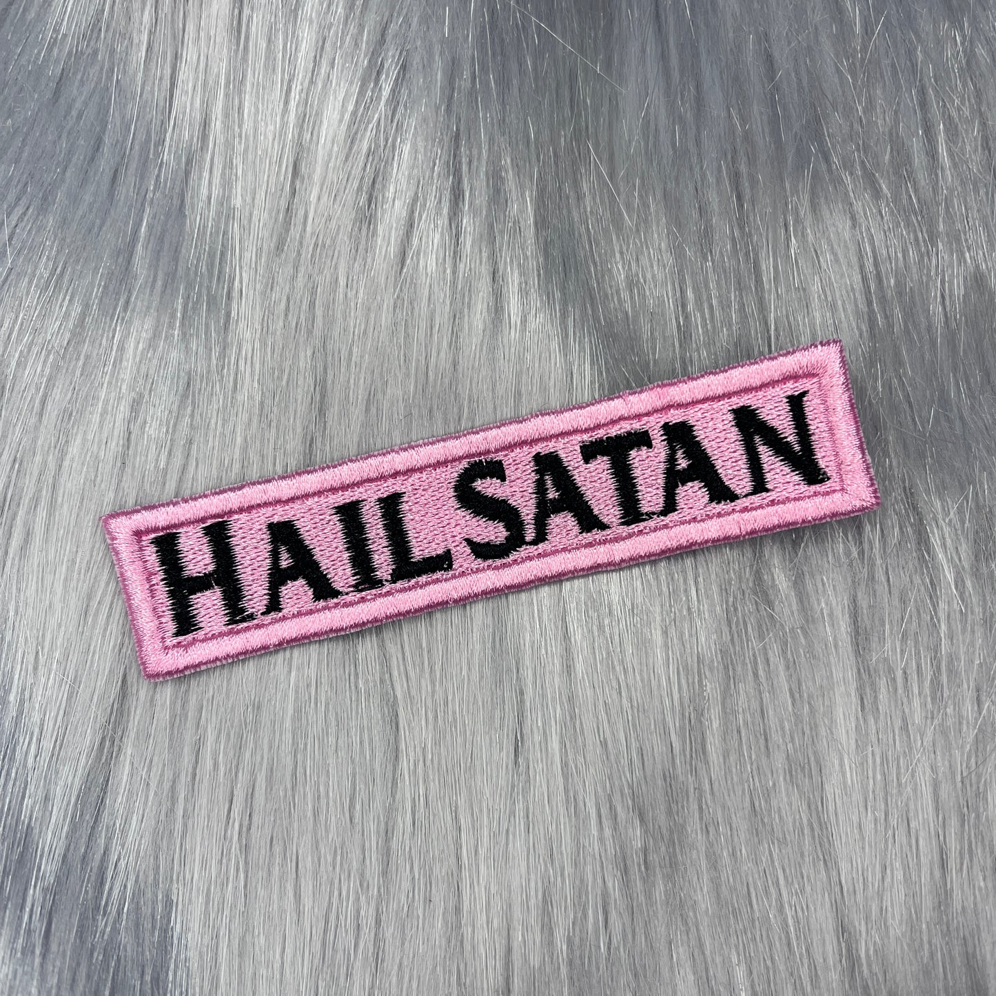 Hail Satan Pastel Embroidered Patch