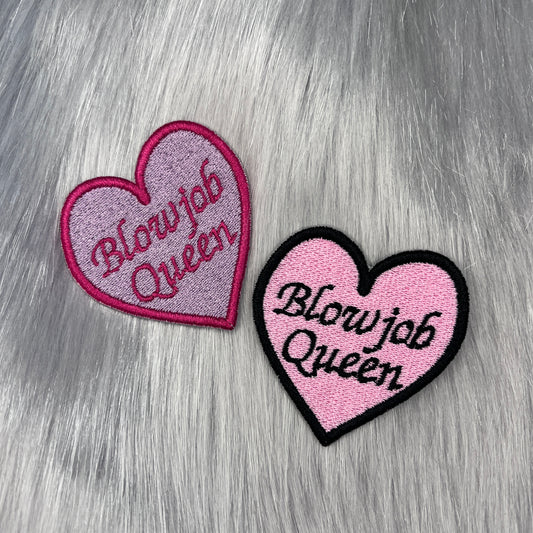 Blowjob Queen Embroidered Patch