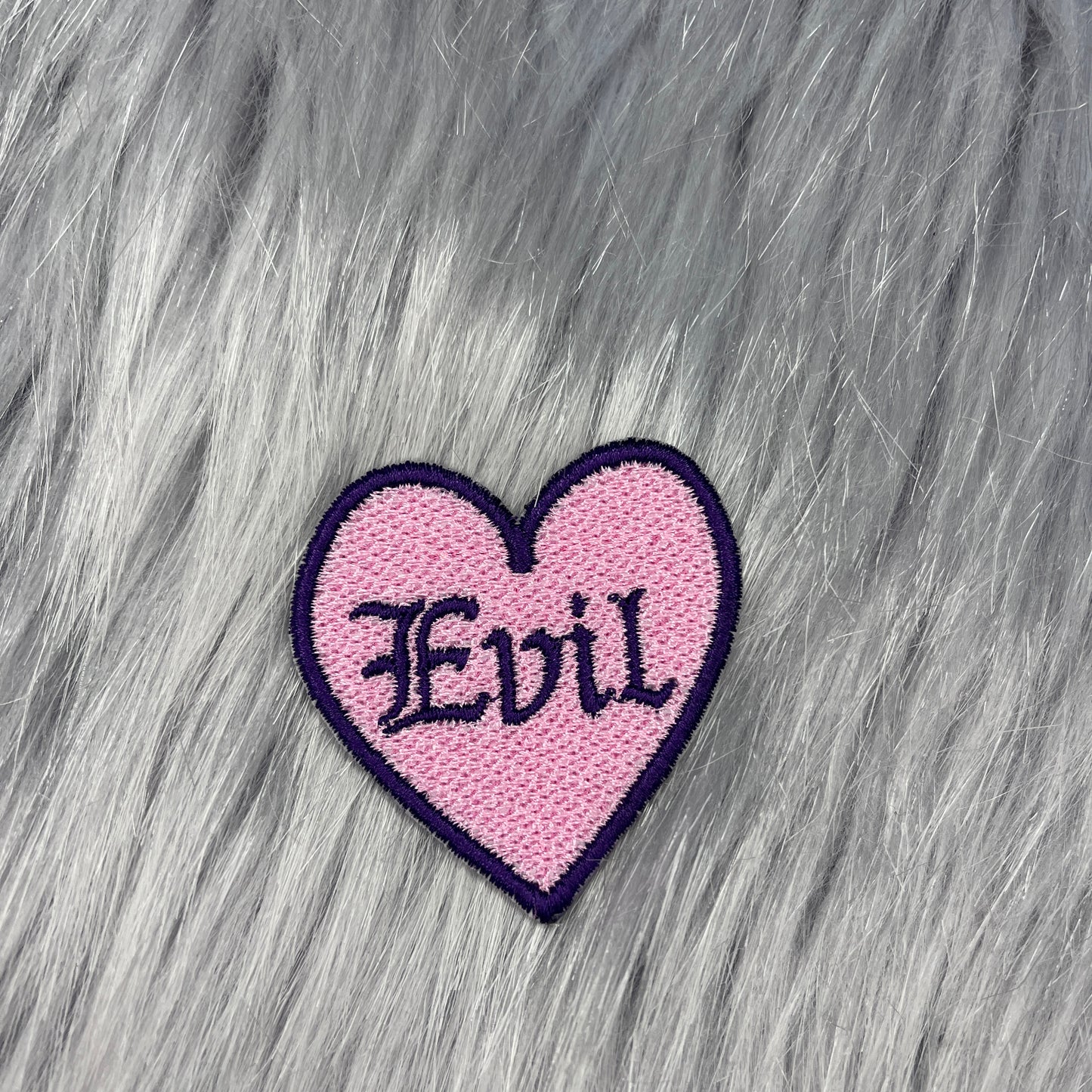 Evil Heart Embroidered Patch