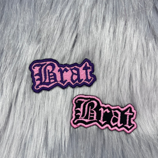 Brat Embroidered Patch