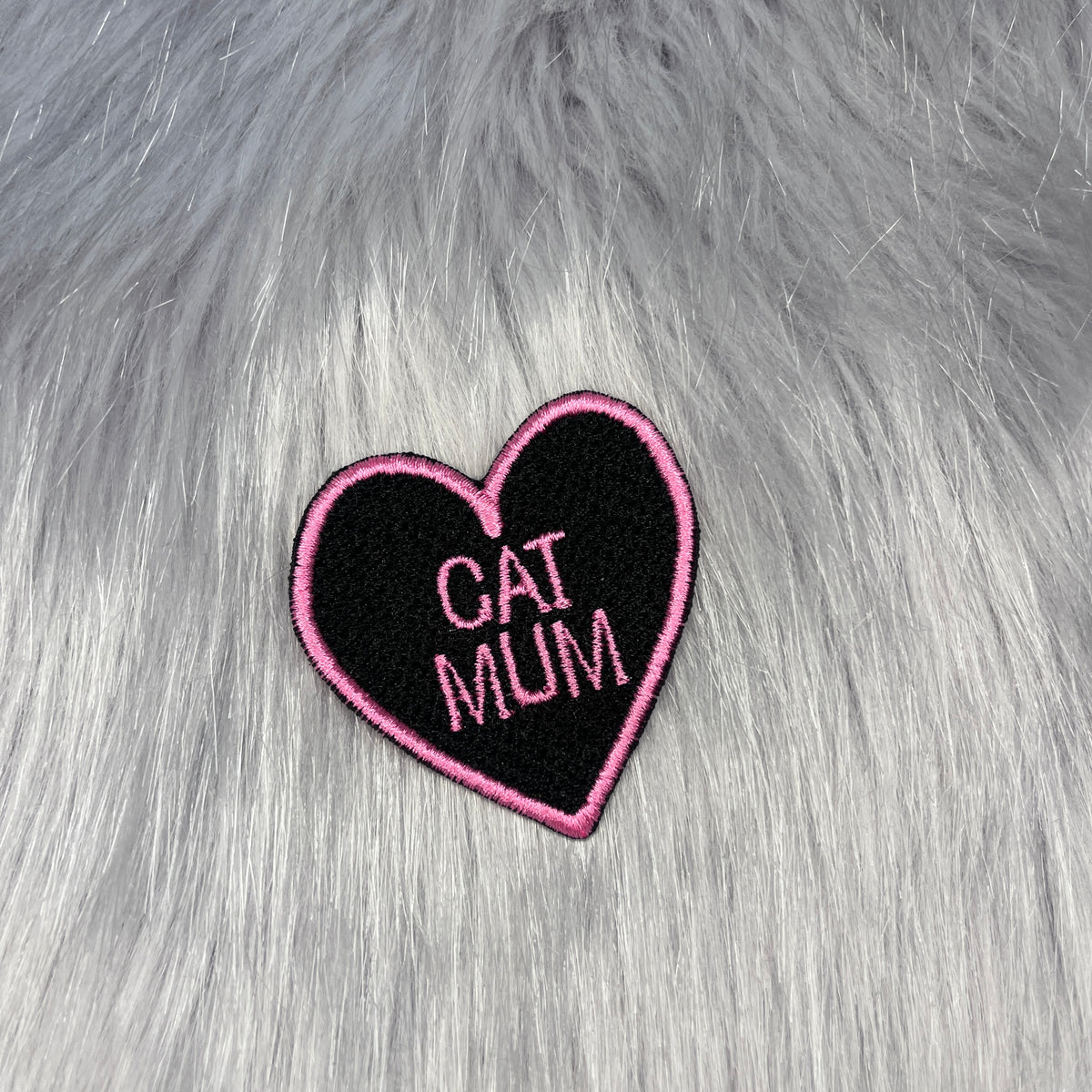 Cat Mum Embroidered Patch