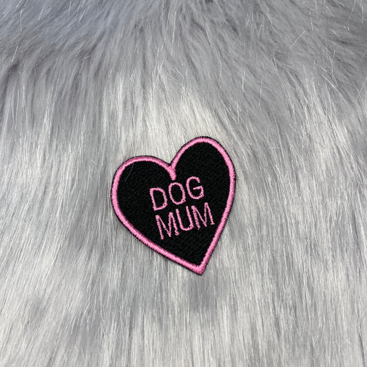 Dog Mum Embroidered Patch