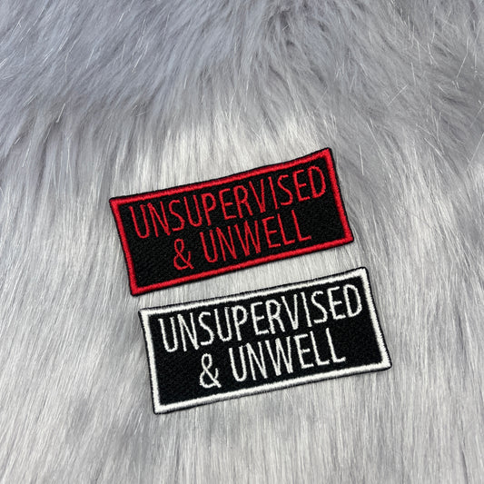Unsupervised and Unwell Embroidered Patch