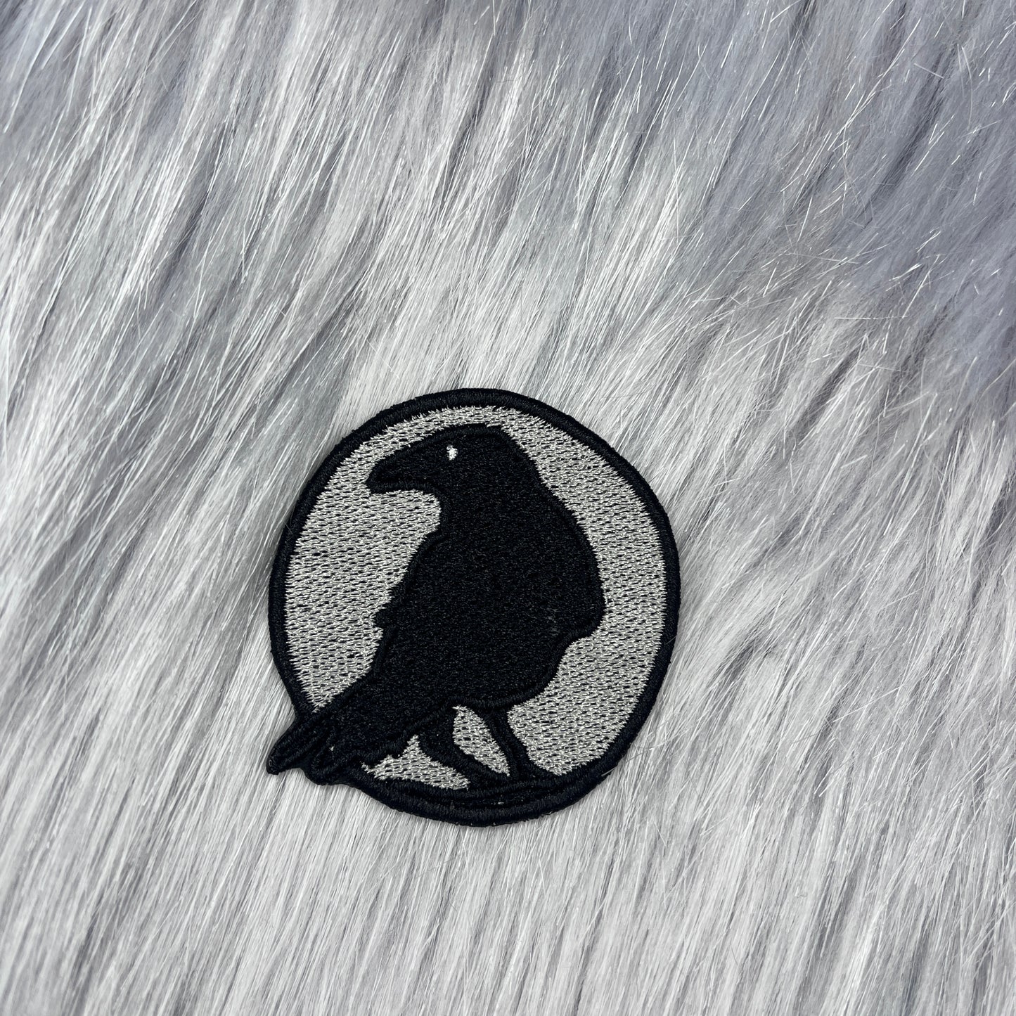 Crow Embroidered Patch