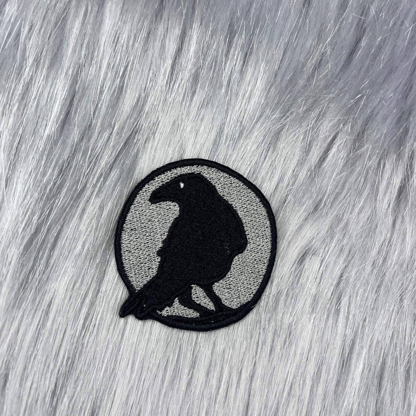 Crow Embroidered Patch