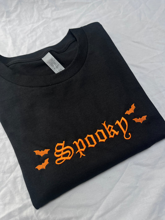 Spooky Embroidered Sweatshirt