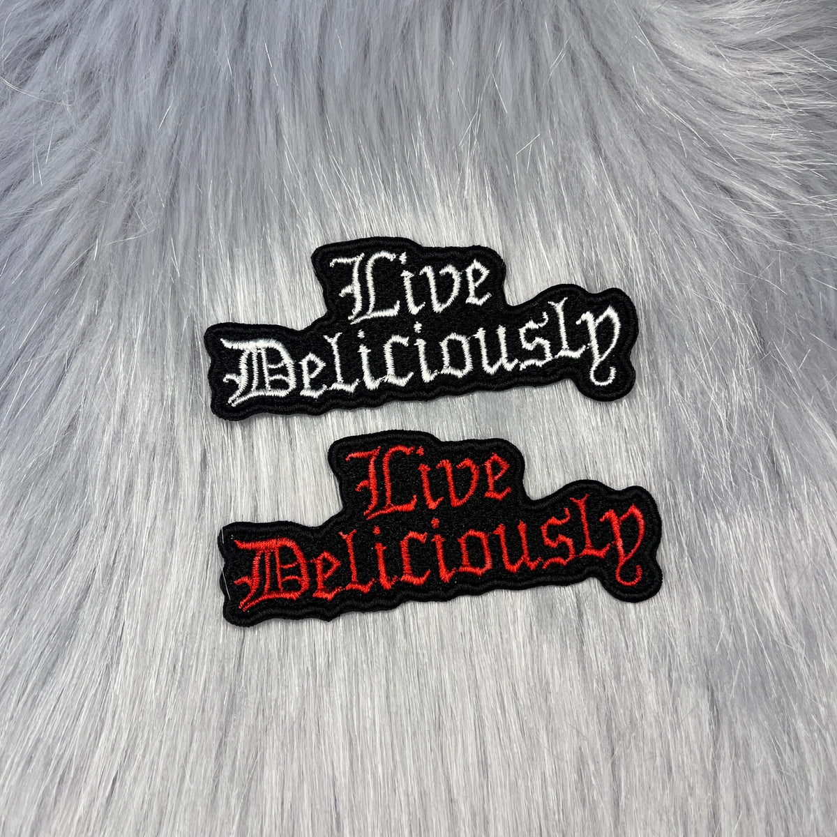 Live Deliciously Embroidered Patch