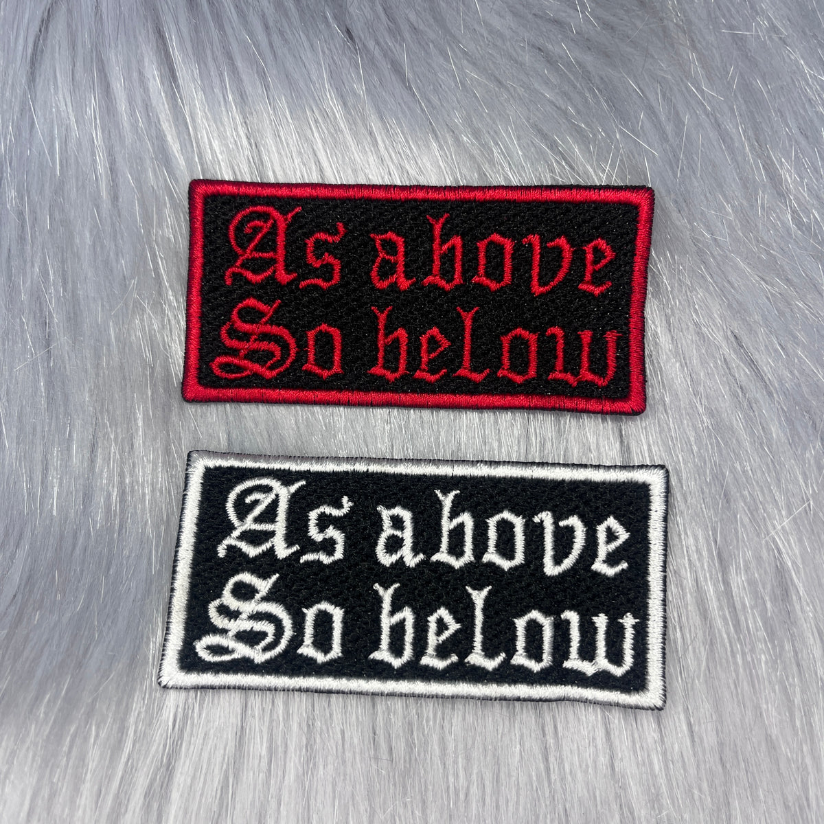 As Above So Below Embroidered Patch