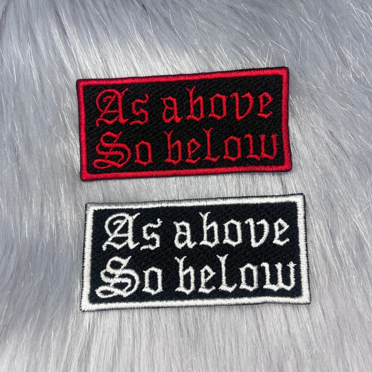 As Above So Below Embroidered Patch