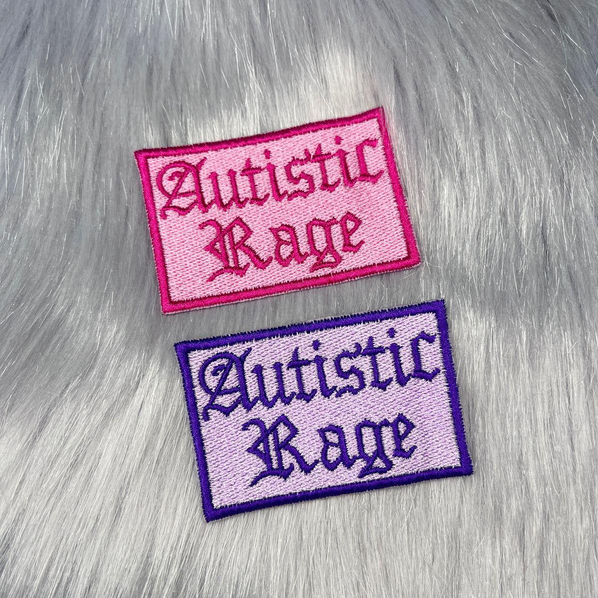 Autistic Rage Embroidered Patch
