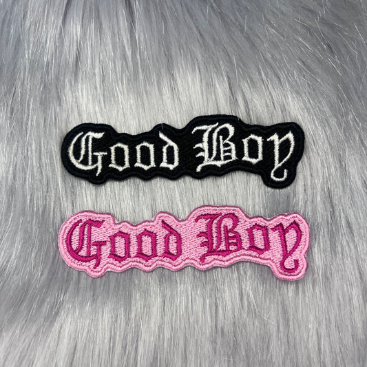 Good Boy Embroidered Patch