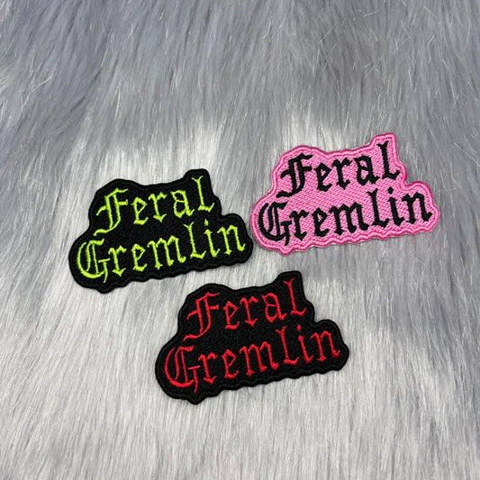 Feral Gremlin Embroidered Patch