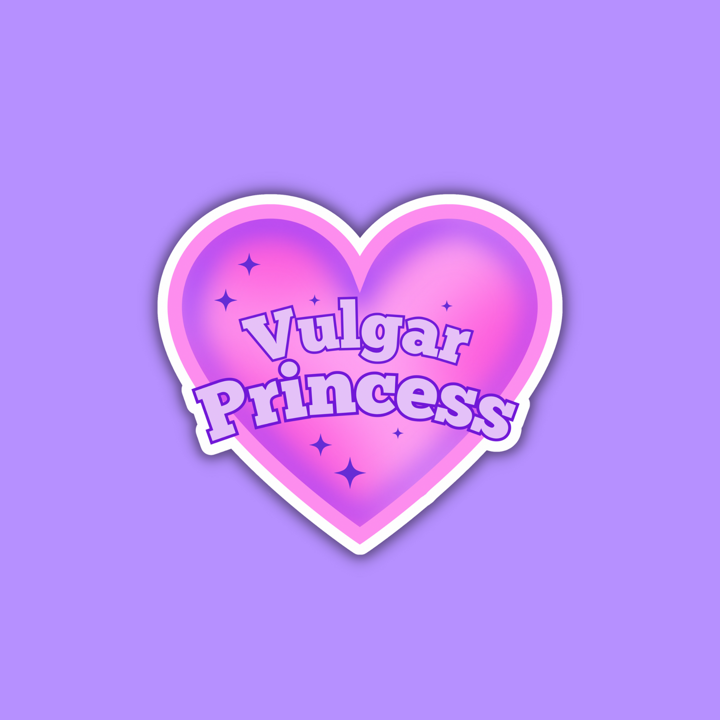 Vulgar Princess Sticker