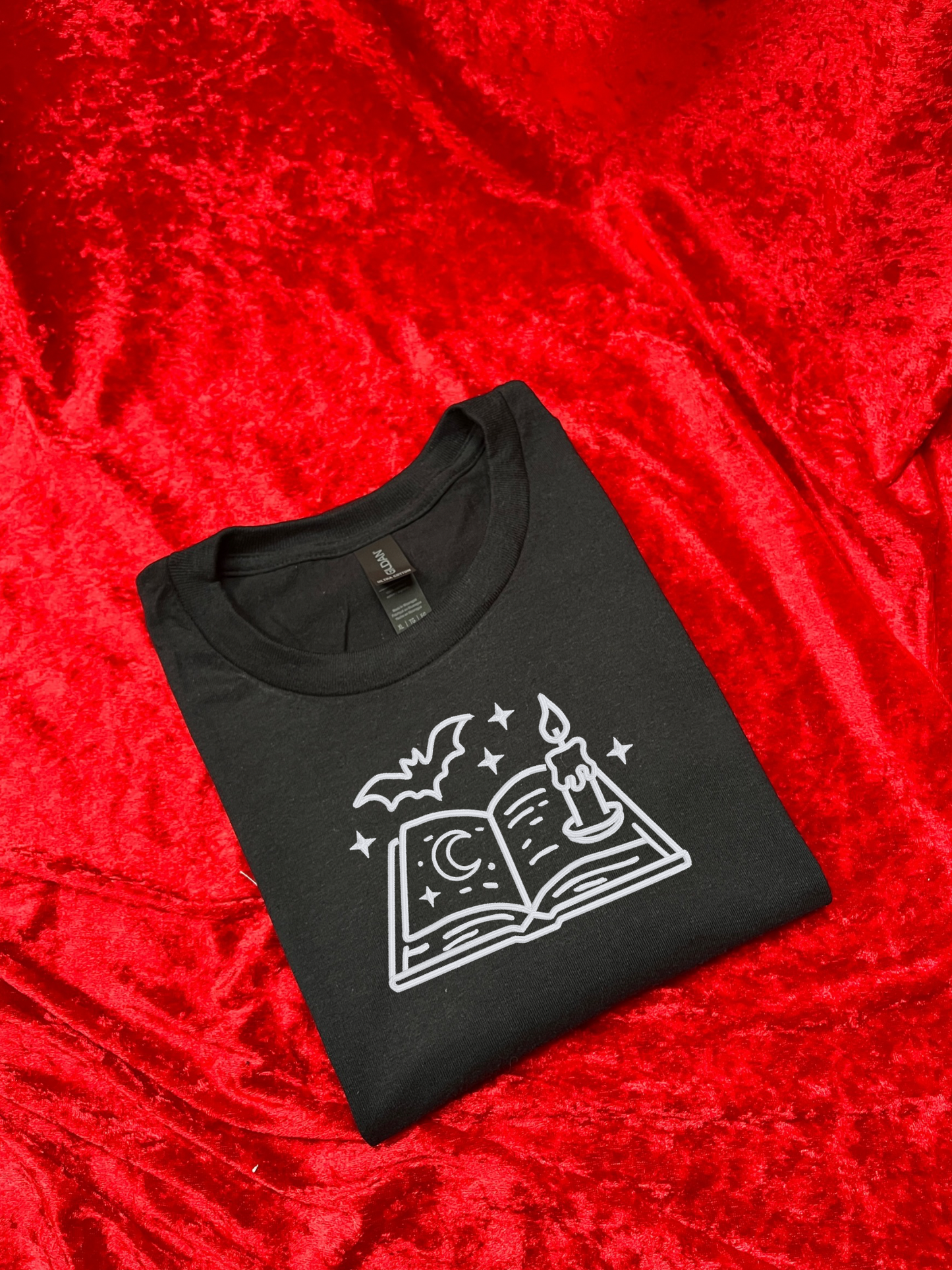 Witch's Spell book Embroidered Sweatshirt