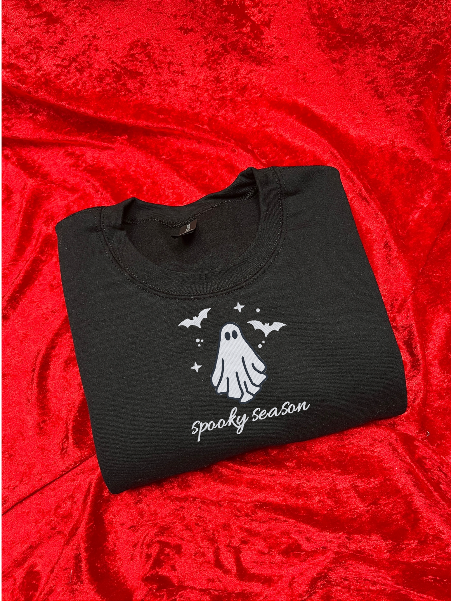 Spooky Season Embroidered Sweatshirt / T-Shirt