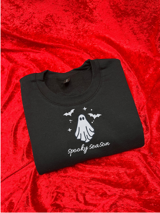Spooky Season Embroidered Sweatshirt / T-Shirt