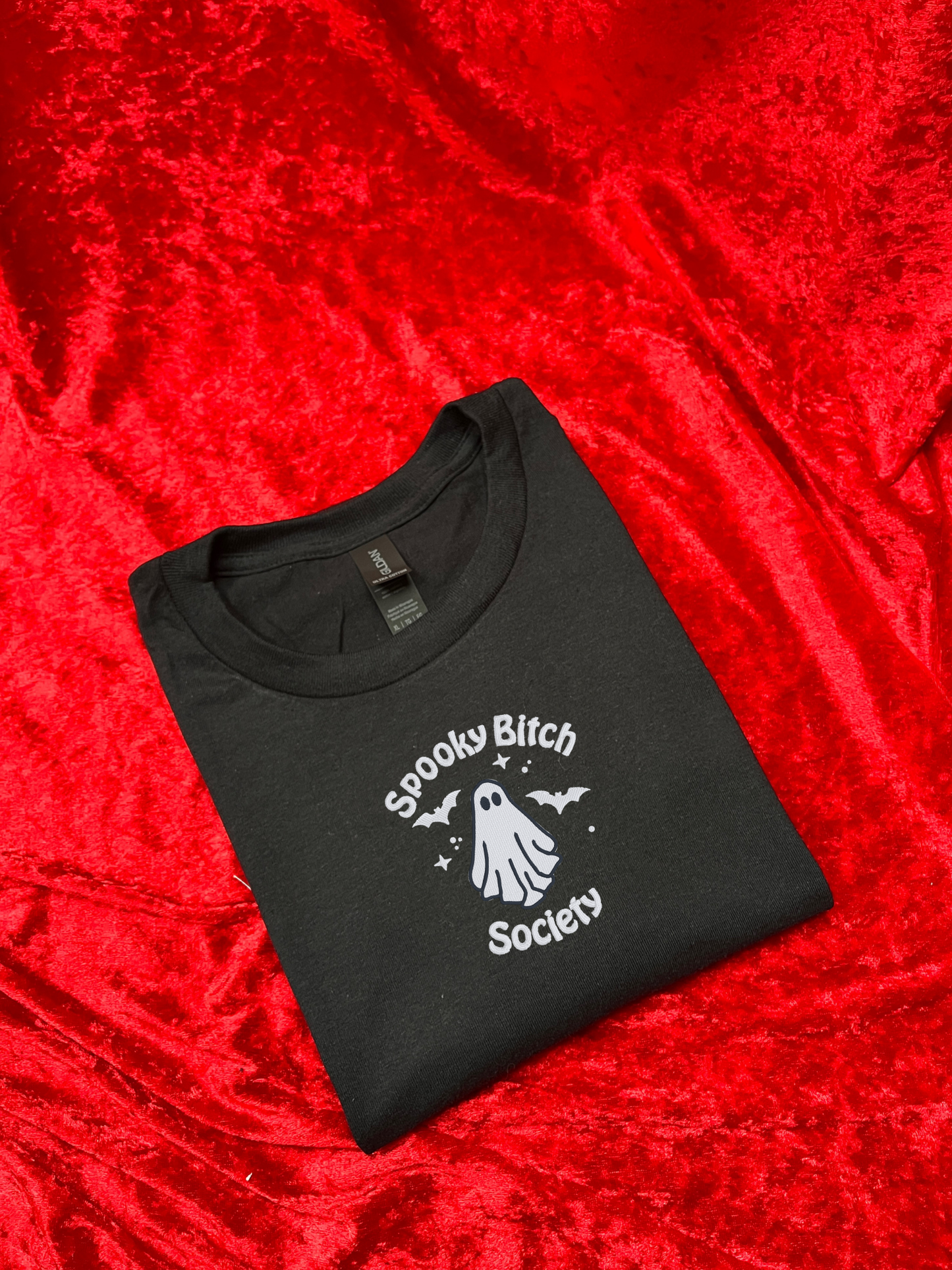 Spooky Bitch Society Embroidered Sweatshirt / T-Shirt