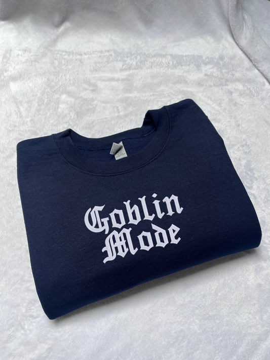 Goblin Mode Embroidered Sweatshirt