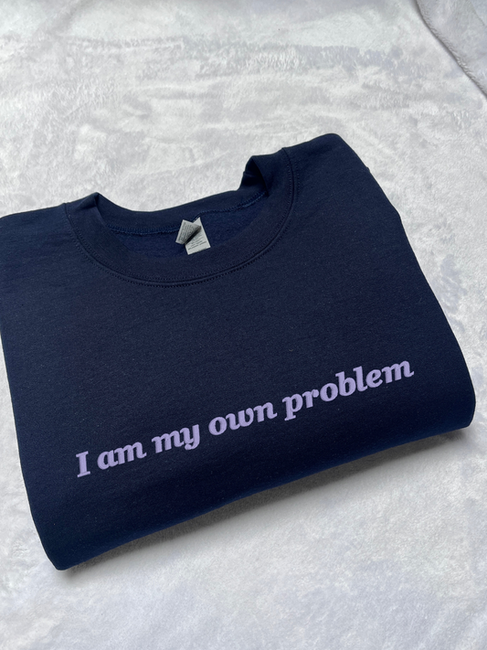 Problem Embroidered Sweatshirt/ T-Shirt