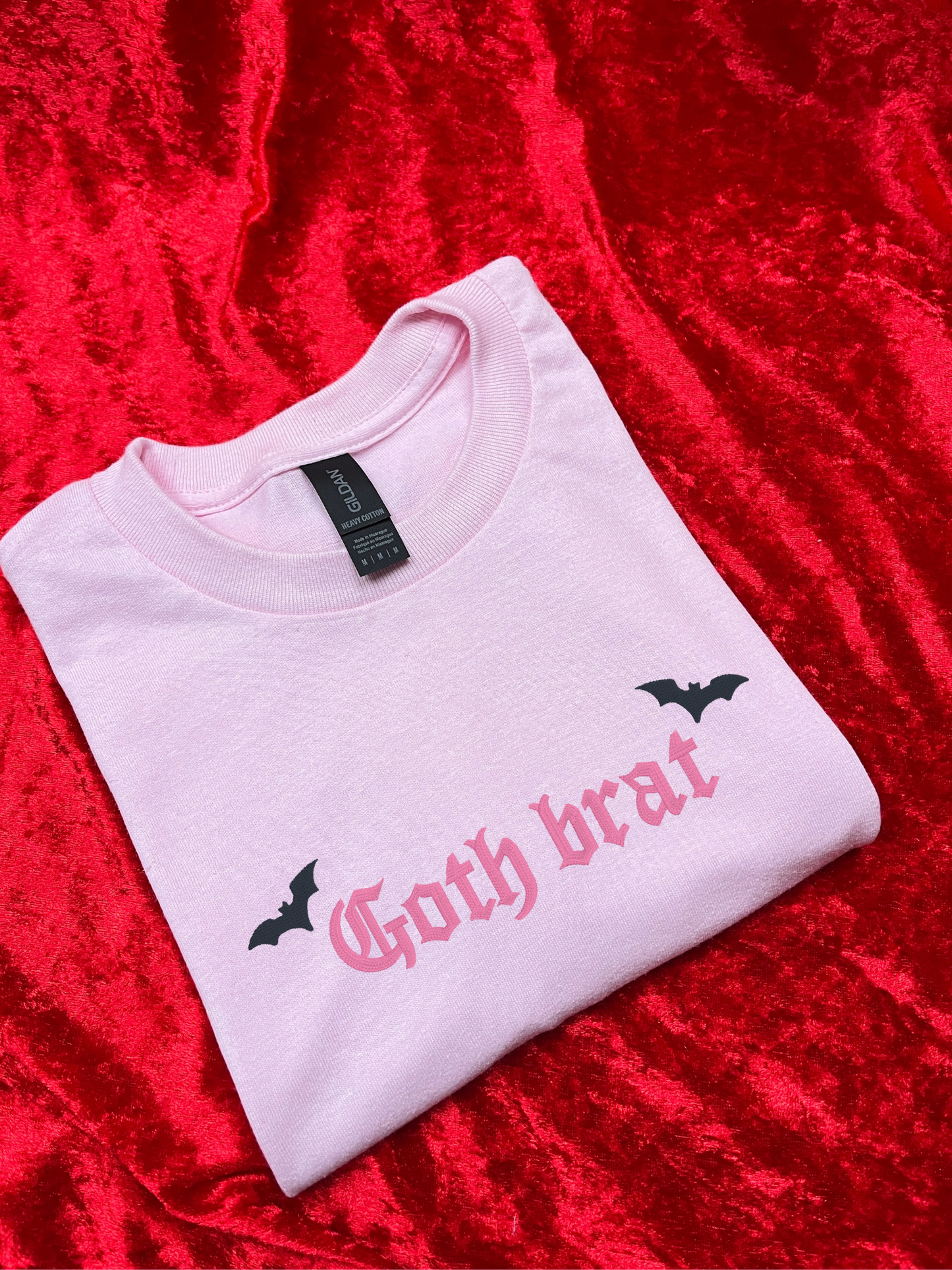 Goth Brat Embroidered Sweatshirt / T-Shirt