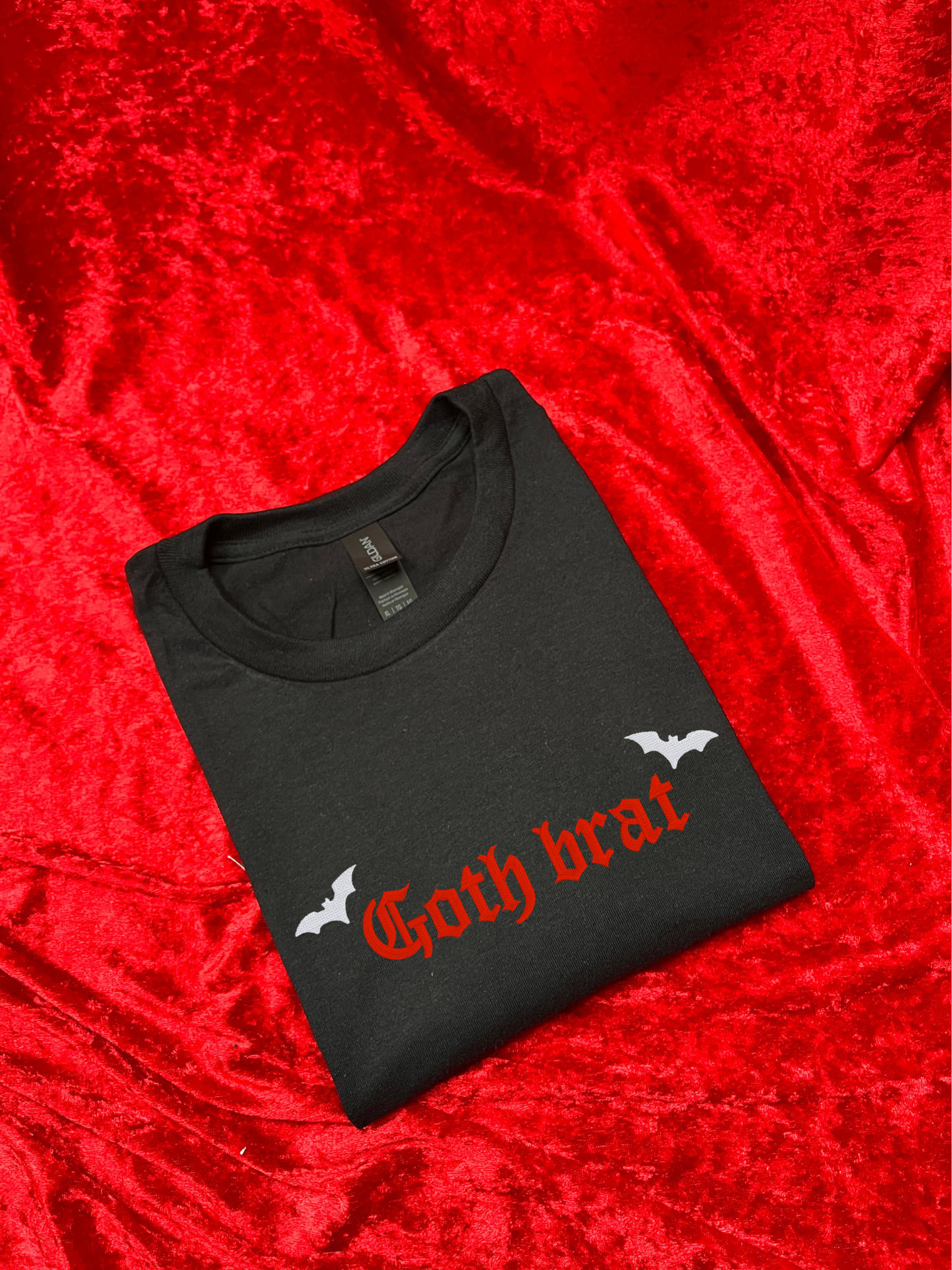 Goth Brat Embroidered Sweatshirt / T-Shirt