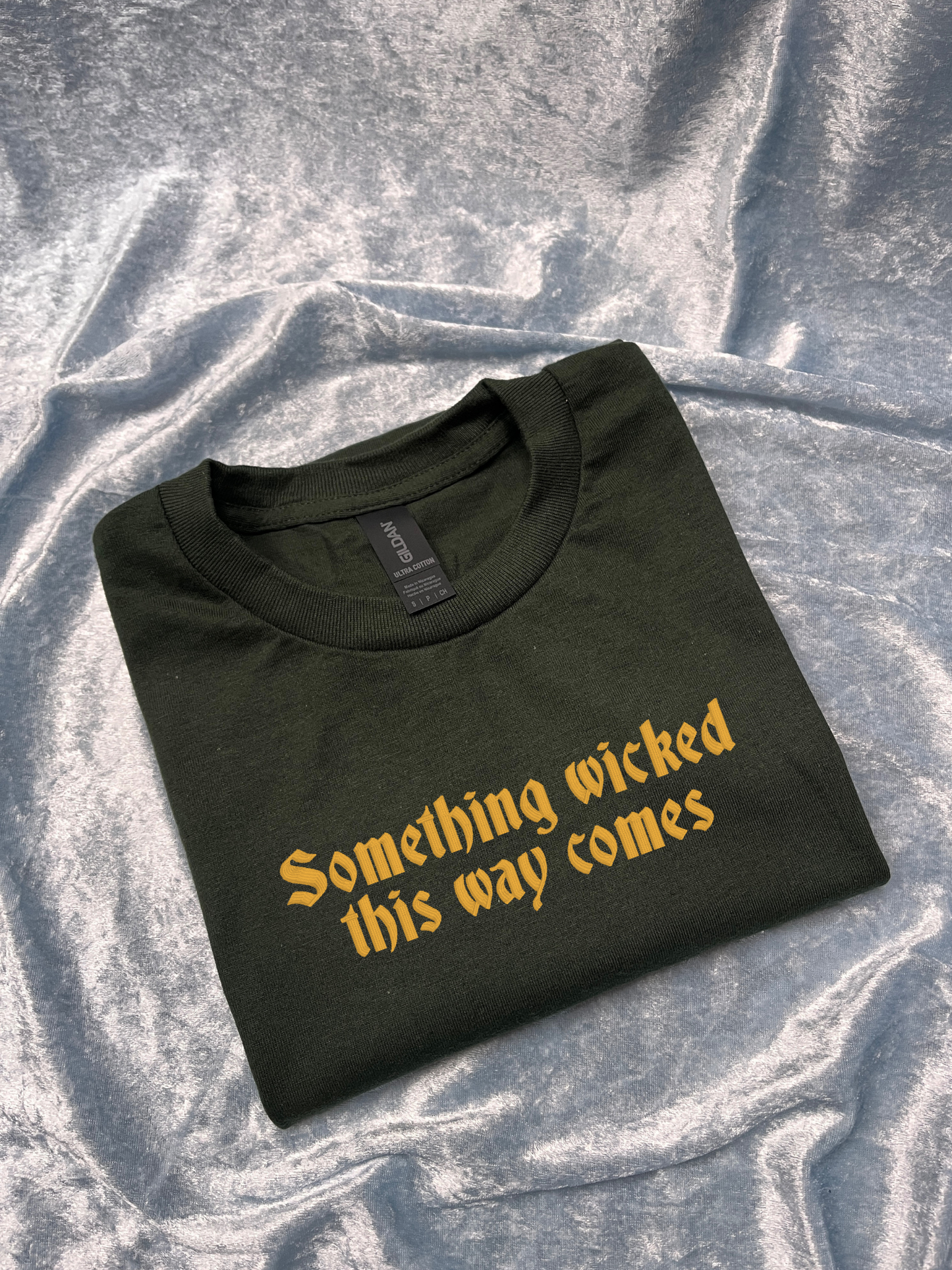 Something Wicked This Way Comes Embroidered Sweatshirt / T-Shirt