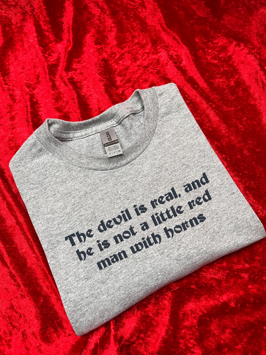 The Devil Embroidered Sweatshirt / T-Shirt