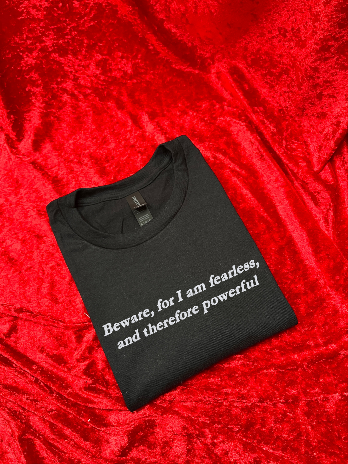 Beware, For I Am Fearless Sweatshirt / T-Shirt