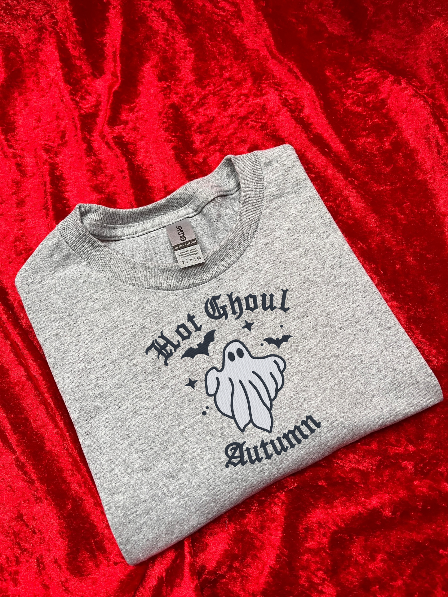 Hot Ghoul Autumn Embroidered Sweatshirt