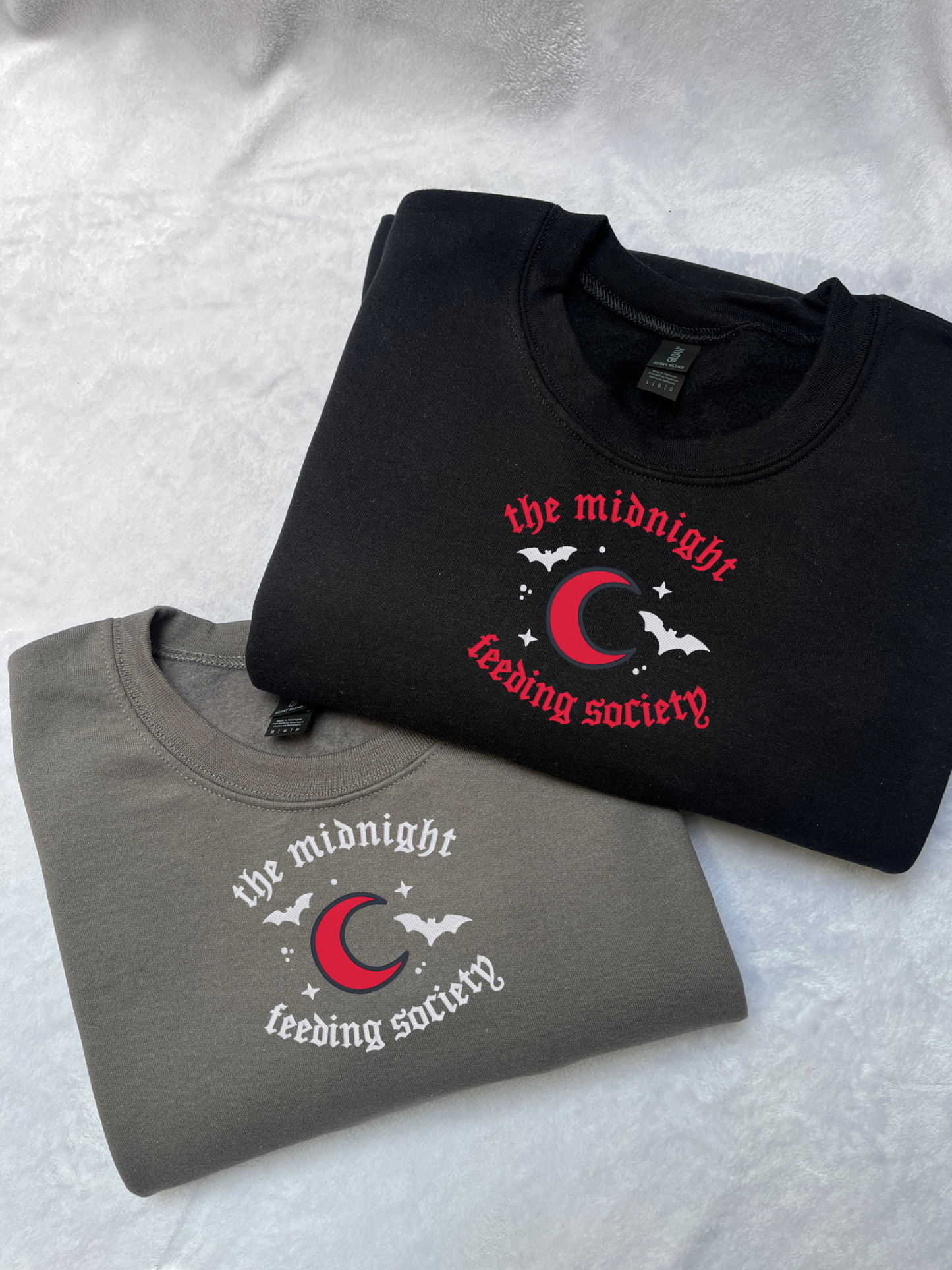 Midnight Feeding Society Embroidered Sweatshirt / T-Shirt