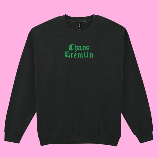 Chaos Gremlin Embroidered Sweatshirt