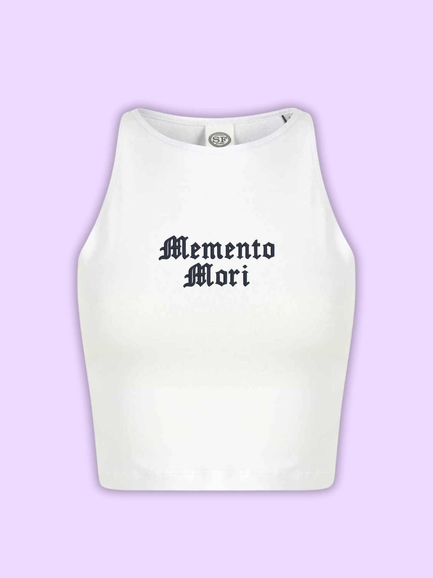 Memento Mori Cropped Tank Top
