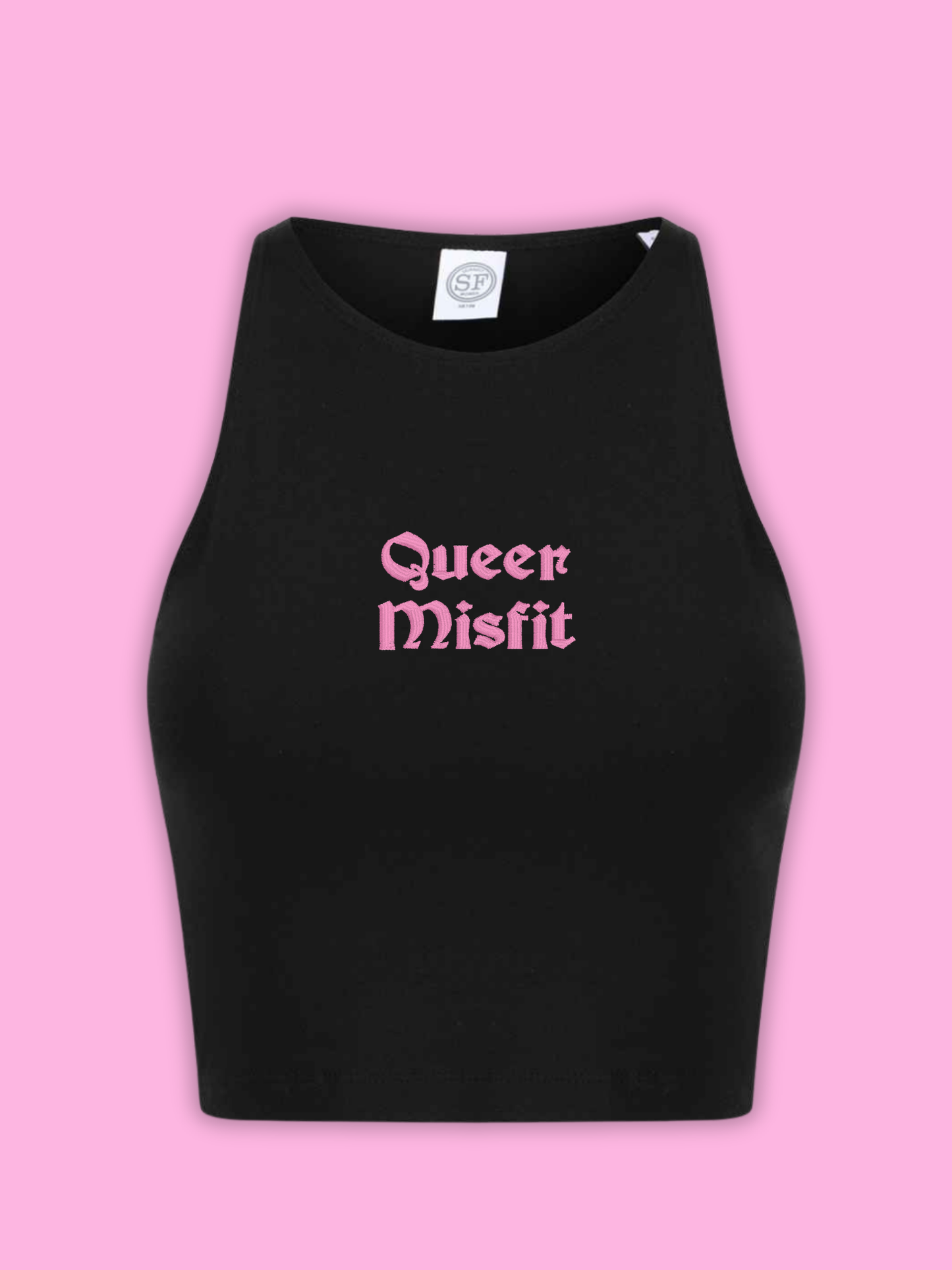 Queer Misfit Cropped Tank Top
