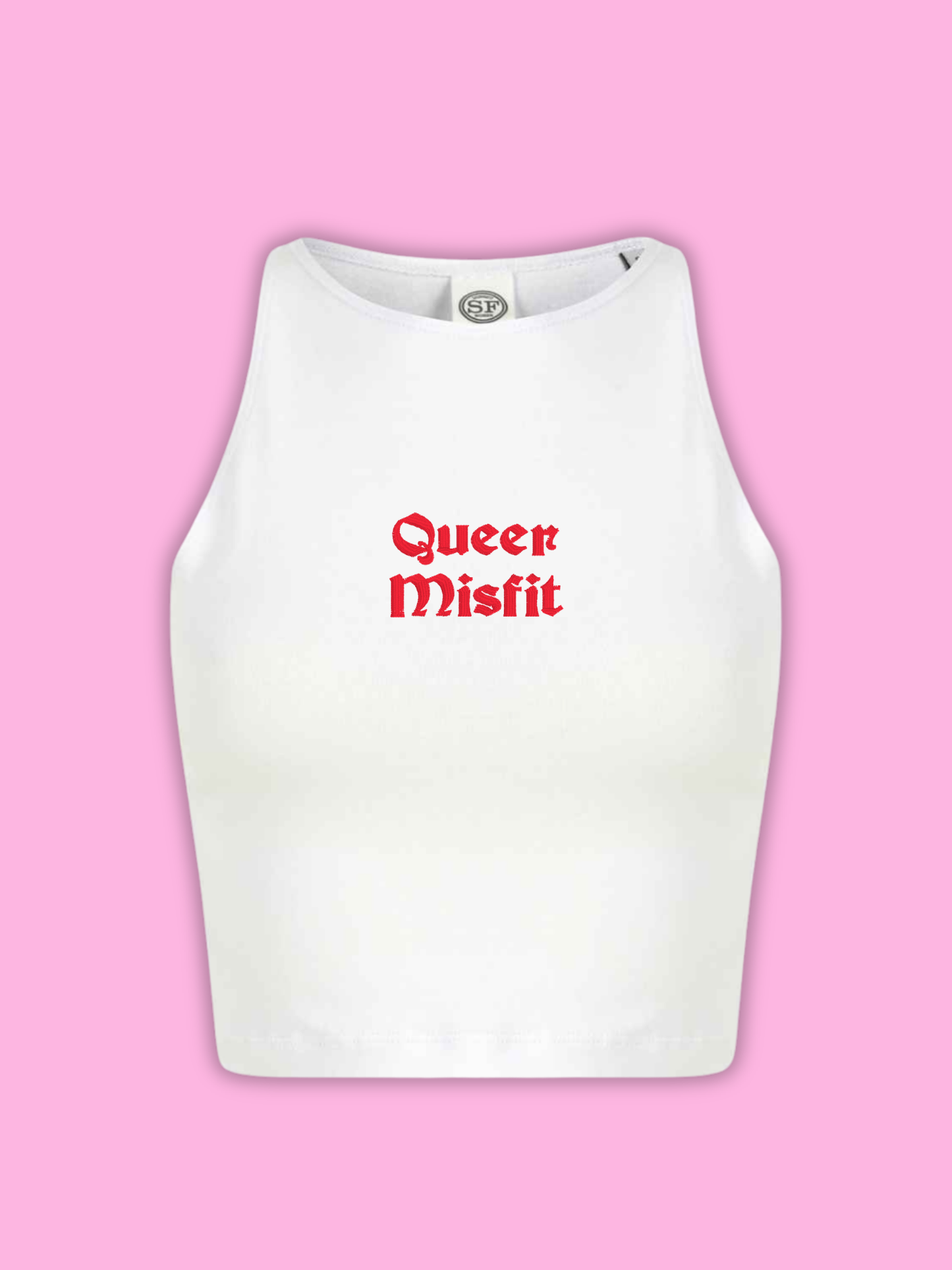 Queer Misfit Cropped Tank Top