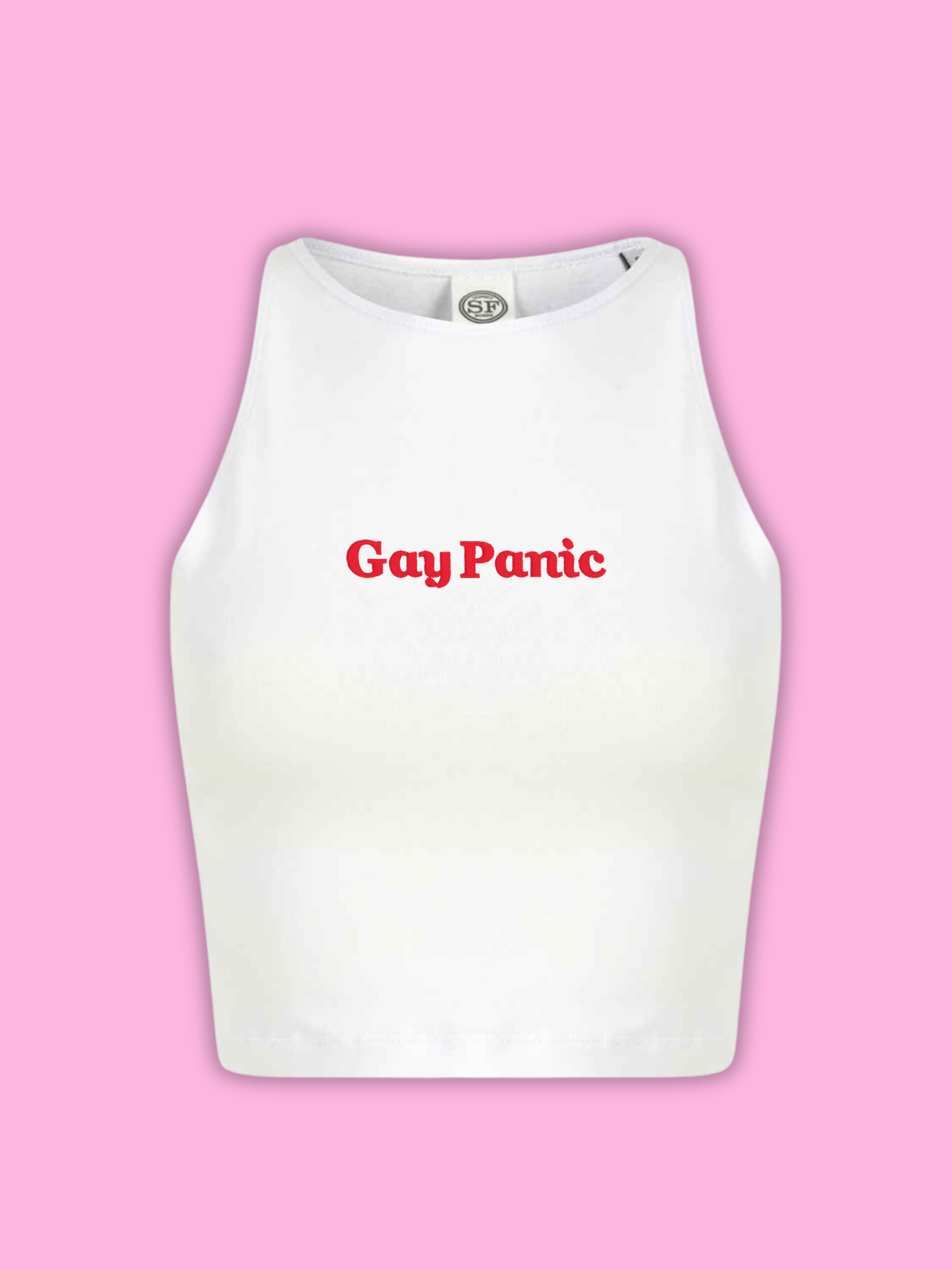Gay Panic Cropped Tank Top