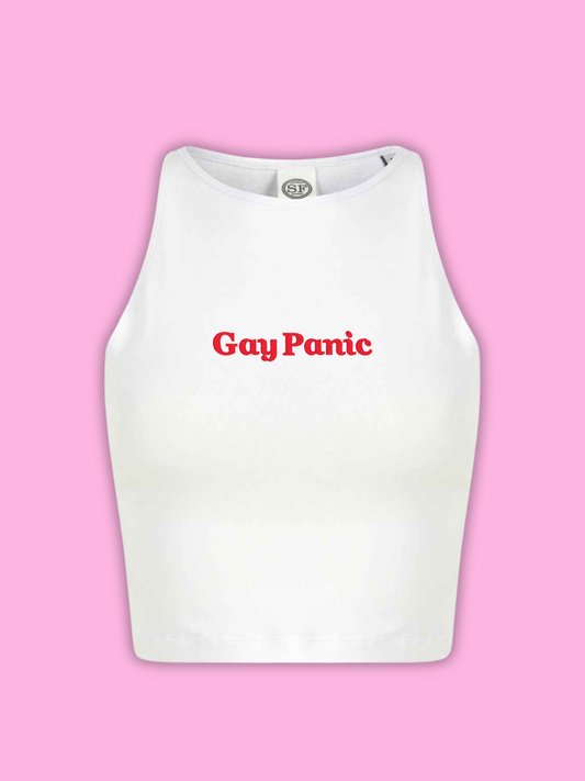 Gay Panic Cropped Tank Top