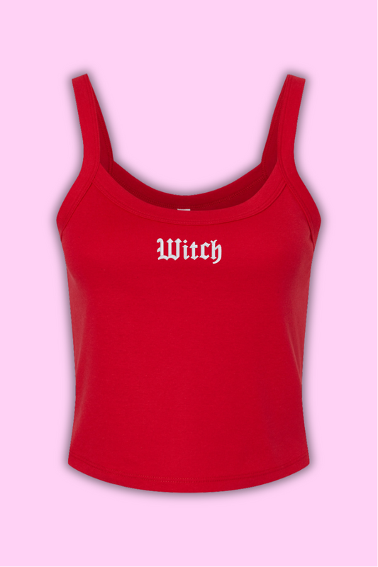 Witch Spaghetti Strap Tank Top