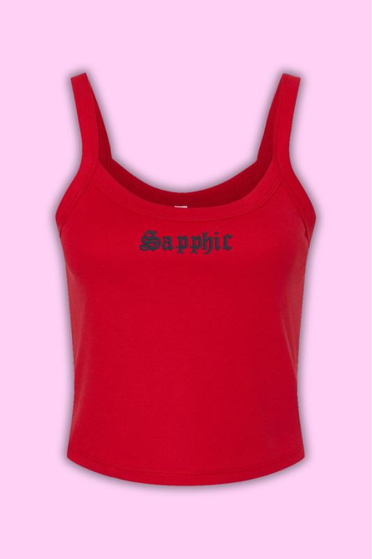 Sapphic Spaghetti Strap Tank Top